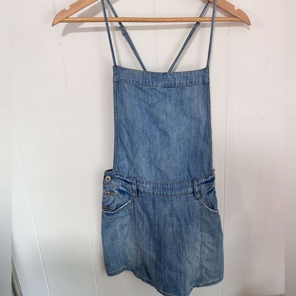 Free People Savannah Chambray Dress size 2 EUC